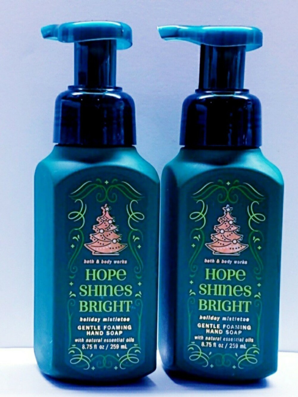 Bath & Body Works HOLIDAY MISTLETOE Gentle Foaming Hand Soap, 8.75 fl oz. -2 pcs
